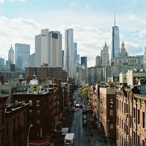 new york skyline photo