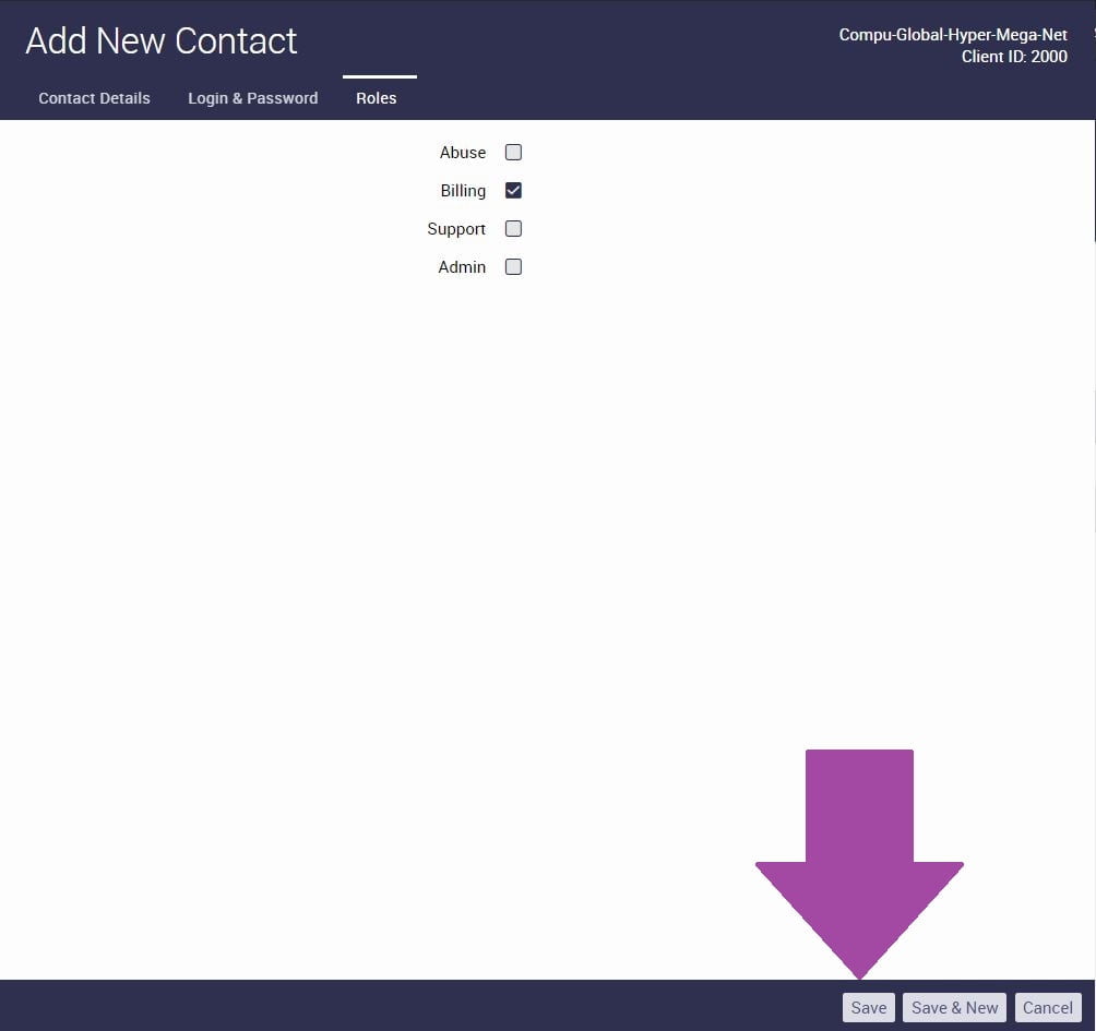 ioflood support portal contact type