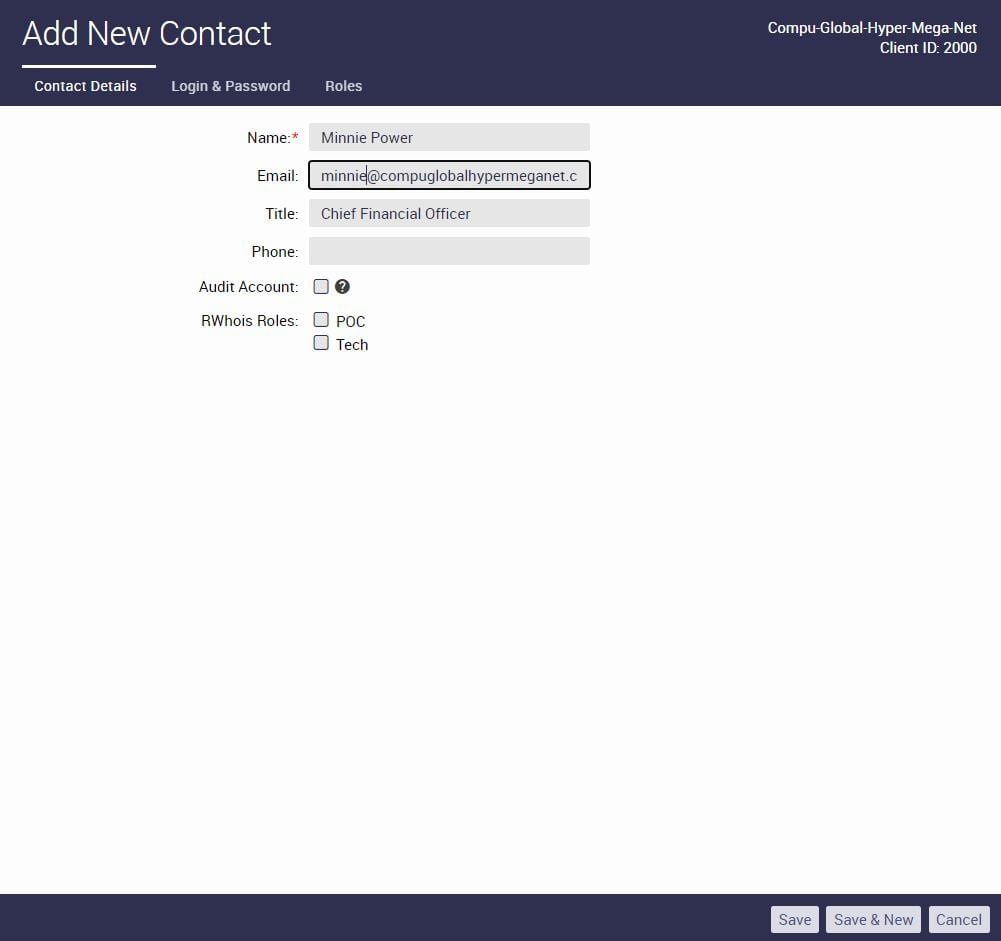 ioflood support portal add new contact
