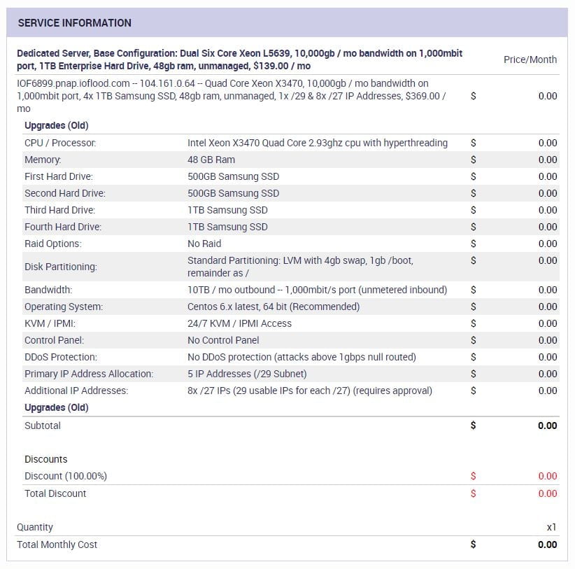 ioflood support portal service info