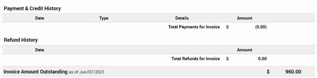 ioflood support portal invoice payments applied