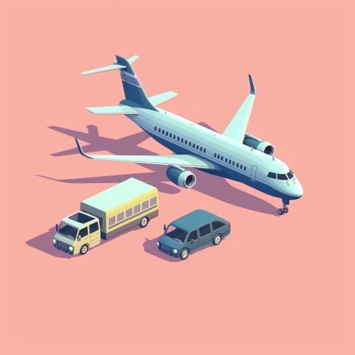 plane, car, bus