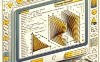 Detailed view of NumPy reshape function in Python showing code and array shape transitions