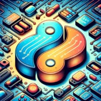 Digital illustration of Python Set difference focusing on set difference operations