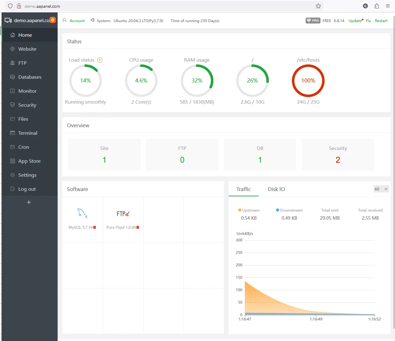 How to use aapanel: Installation, Configuration, and Security