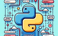 Asynchronous programming in Python async-await code time lines Python logo