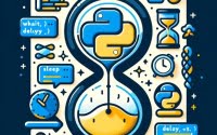 Concept of delay in Python sleep function hourglasses clocks Python code