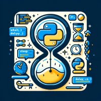 Concept of delay in Python sleep function hourglasses clocks Python code