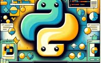Contrasting Python code examples highlighting case sensitivity with Python logo