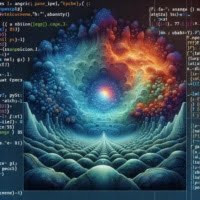 Digital artwork illustrating Python with nparange from Numpy focusing on generating a range of numbers