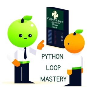 Graphic of technicians setting up python loop in a datacenter enhancing automation processes