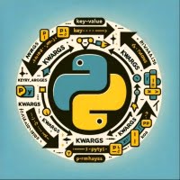 Keyword arguments in Python key-value pairs function parameters Python logo