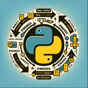 Keyword arguments in Python key-value pairs function parameters Python logo