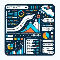 Matplotlib pltplot function graph creation axes data points Python logo