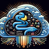 Python and Kafka integration data streams Python code Kafka logo