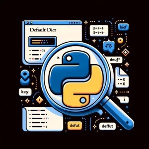 Python defaultdict key-value pairs default values Python code snippets