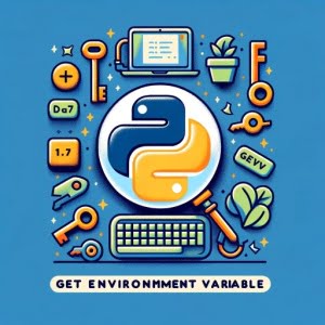Python getenv method keys tokens representing environment variables logo