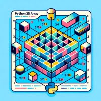 Python grid or matrix for 2D arrays code snippets grid layouts Python logo