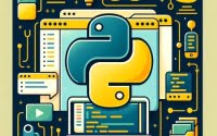 Python os module file directories system commands code snippets Python logo