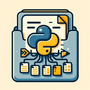 Python ospath module file directories path arrows file icons logo
