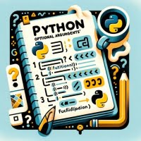 Python script with optional parameters question marks checkboxes logo