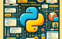 Python string methods text transformations character arrays Python code