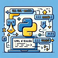 URL transformation with encoded characters Python code and Python logo