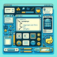 User-friendly PySimpleGUI interface GUI window buttons sliders Python code
