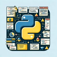YAML file handling in Python structured documents data blocks Python logo