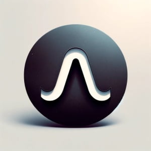 Stylized java lambda symbol in a modern minimalist style