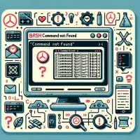 Illustration of a Bash command not found error in a terminal interface