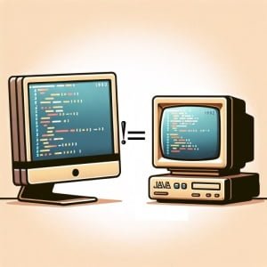 Not_equals_in_java_two_computers_comparison