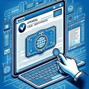 detailed visual of openssl view certificate command in action