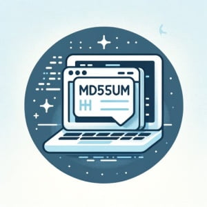 simple checksum calculation representation for md5sum linux command