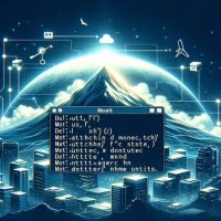 Digital image of Linux terminal using mount command focusing on attaching file systems and managing storage