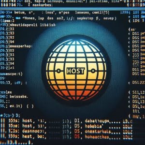 Image of Linux terminal displaying host command focusing on DNS lookup and network analysis