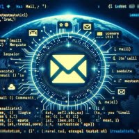 Image of Linux terminal with mail command focusing on email communication and message handling