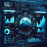 Images of Linux terminal using ss command focusing on socket statistics and network monitoring