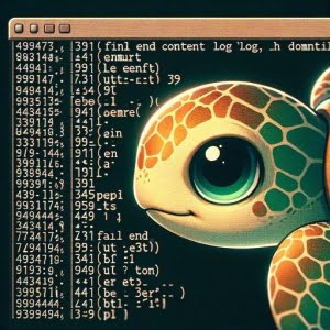 Images of Linux terminal using tail command emphasizing file end content viewing and log monitoring