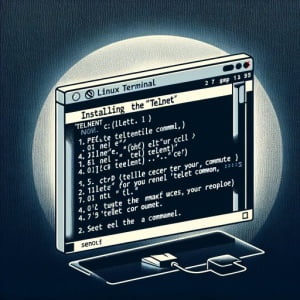 Installation of telnet in a Linux terminal for remote computer interactions