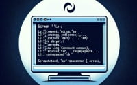 Linux terminal showing the installation of screen a command for screen management
