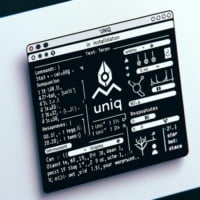 Linux terminal showing the installation of uniq a command for filtering unique lines