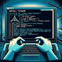 Setup of tcpdump in a Linux terminal a tool for network traffic analysis