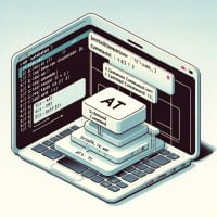 Visual depiction of a Linux terminal with the process of installing the at command for scheduling future commands