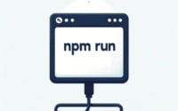 Command line display of npm run script-name