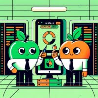 Image of technicians configuring Grafana Loki on Linux in a datacenter environment