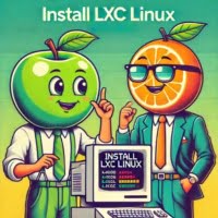 Engineer explaining what is an lxc container and how to install linux LXC container manager