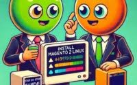 Technicians automating install magento 2 with composer Linux process including Ubuntu commands